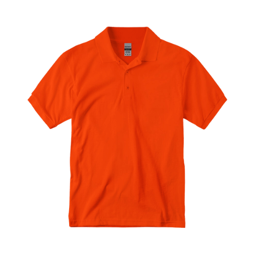 Orange Golf Shirt